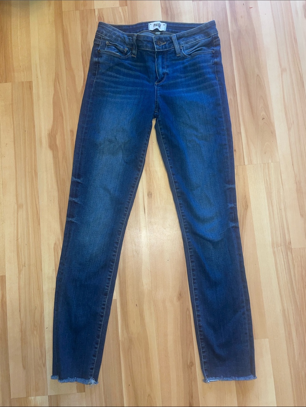 PAIGE skyline ankle peg jeans size 27